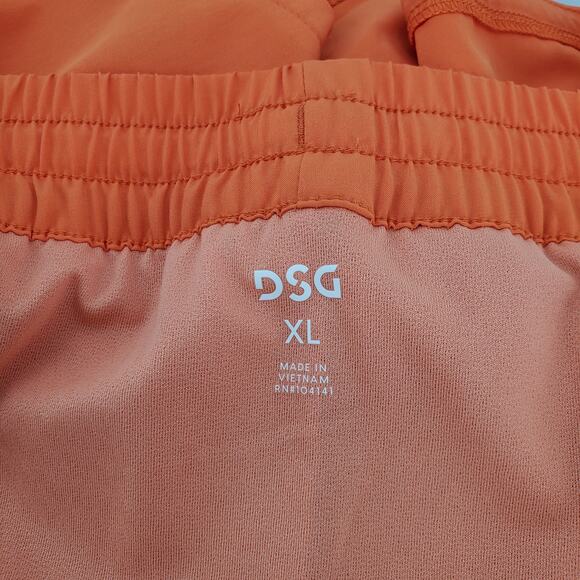 DSG Womens XL Mid Rise Stride Short‎ Brief Lined Fresh Tangerine / Orange New - Picture 4 of 6